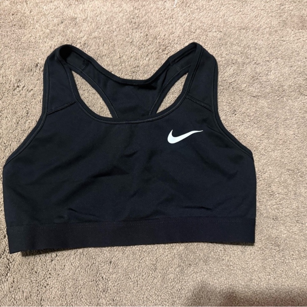 Nike Women's Black and White Sports Bra